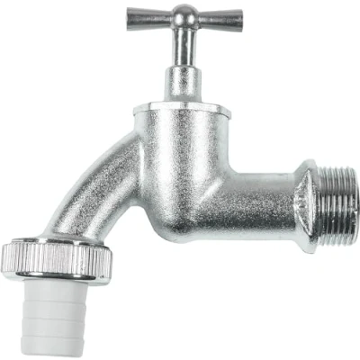 Image of Drainage Valve 3/4&quot; of Chrome Plated matt Brass