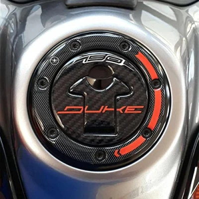 Image of labelbike 3D Gel Resin Sticker Decoration and Protection of Motorcycle Fuel Cap compatible with KTM 790 DUKE