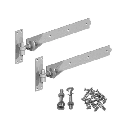 Image of Gatemate Adjustable Hook &amp; Band Hinge 14&quot; / 350mm Galvanised