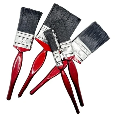 Image of kanta Paint Brush Set 5 Brushes Decorating Small Medium Large Soft with No Loss of Bristle Paintbrush