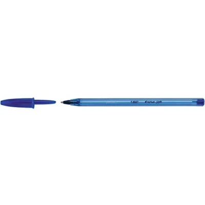 Image of BIC Cristal Soft Ball Pens Medium Point (1.2 mm) Blue, Box of 50
