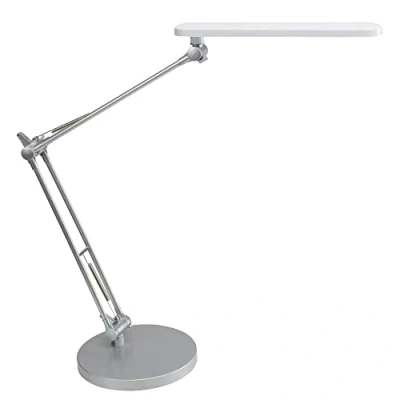Image of Alba LED Trek Desk Lamp with Articulating Arm, White (LEDTREKBC)