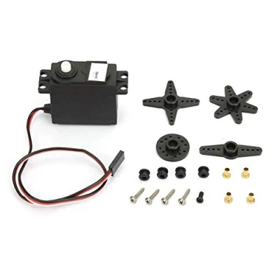 Image of Servo,Metal Gear High Speed Torque Servo Motor,Continuous Rotation Motor,360 Degree Radio Control NFC DC Motor for RC Helicopter Airplane Car Boat Models