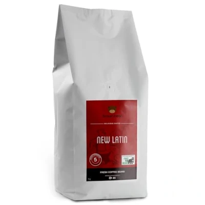 Image of Dark Roast Crema Strong Espresso Coffee Beans 1kg Strength 5 Brown Bear New Latin Blend For All Machines Donation to Free The Bears