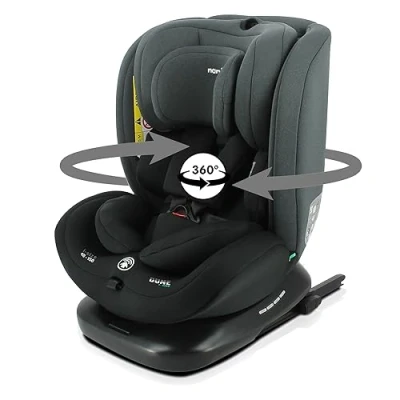 Image of Nania Dune Car seat 360 Swivel I Size 40 150 cm Evolutive from Birth to About 12 Years Group 0+/1/2/3 isofix attachments Side Protectors