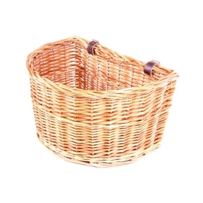 Image of Red Hamper HH062/HOME Wicker Cambridge Bicycle Basket
