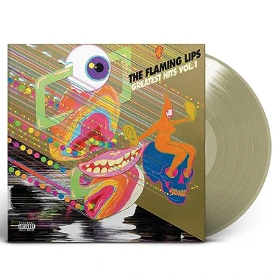 Image of The Flaming Lips Greatest Hits Vol. 1 Gold vinyl Sealed 2023 UK LP 093624857143