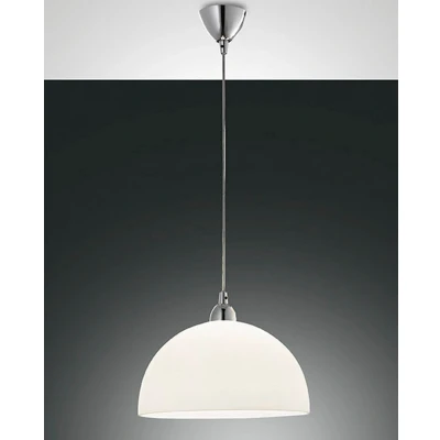 Image of Nice Dome Pendant Ceiling Lights White Glass, E27