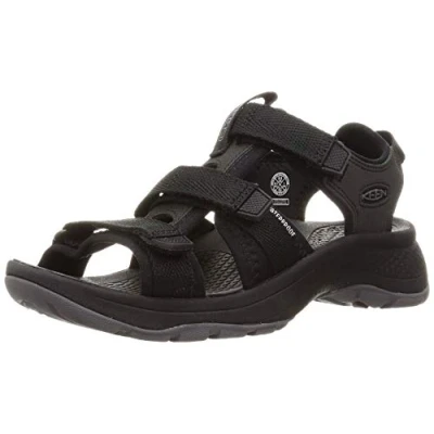 Image of Astoria West Open Toe Textile Women&#039;s Wedge Sandals
