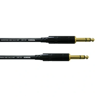 Image of Cordial CFM 6 VV 6m 6.35 mm Black Audio Cable Cables (6.35 mm, Male, M, Black)