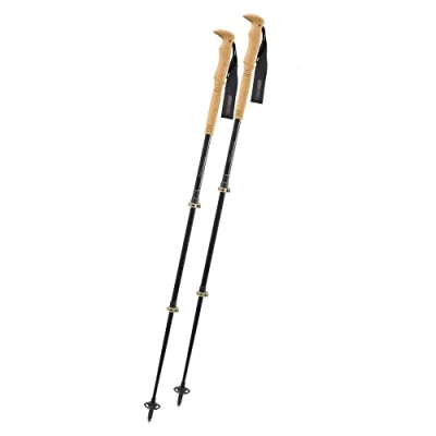 Image of Komperdell Carbon C3 Cloud Compact Hiking Poles, Black/Titanium, 90 120