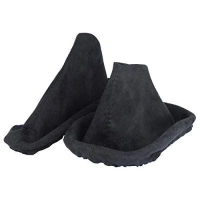 Image of L &amp; P A0101 Shift Boot and Handbrake Cuff Boot, Black for BMW E36 3 Series