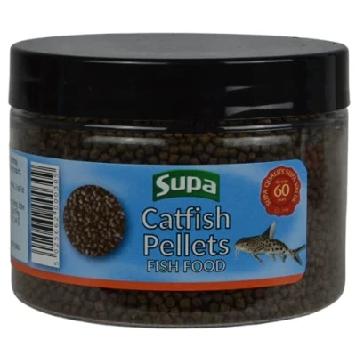 Image of Supa Catfish Pellets Fish Food 100 grams, Specially Formulated Nutritious Sinking Pellet Suitable for All Tropical and Coldwater Bottom Feeding Fish,