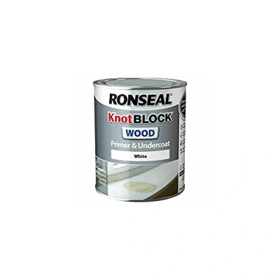 Image of Ronseal Knot Block Wood Primer and Undercoat White 250ml