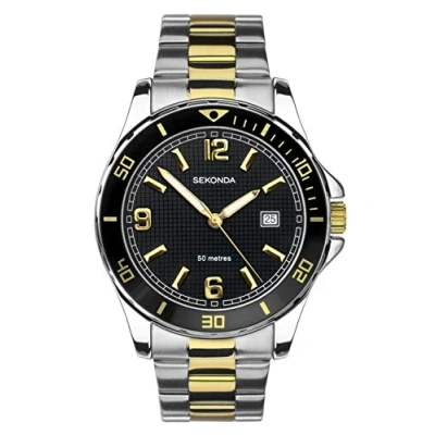 Image of SEKONDA Mens Analogue Classic Quartz Watch with Stainless Steel Strap 1581.27