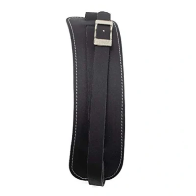 Image of Perri’s Leathers Ltd. Guitar Strap Basic Leather Vintage Black Adjustable For Acoustic/Bass/Electric Guitars Made in Canada (BVM 240)