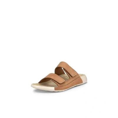 Image of Cozmo Soft Full Grain Leather Women&#039;s Slide Sandals