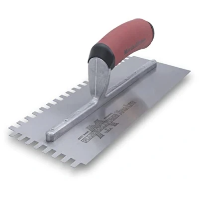 Image of Marshalltown Flooring &amp; Tiling Notched Trowel 1/4 X 3/8 Square