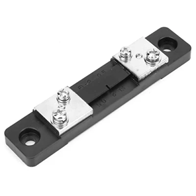Image of Current Shunt Ampere Resistor Panel Meter Tester 75mV FL 2 for Digital Ammeter Analog (50A)