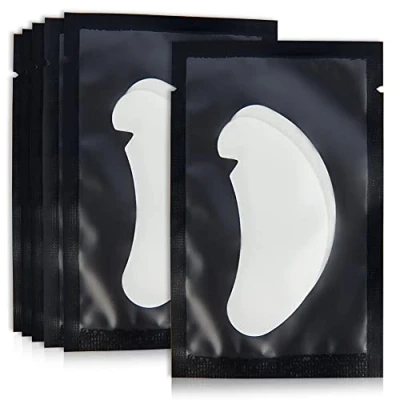 Image of 50Pairs Eyelash Extension Pads Under Eye Gel Lash Lint Patches for Extensions (Black)