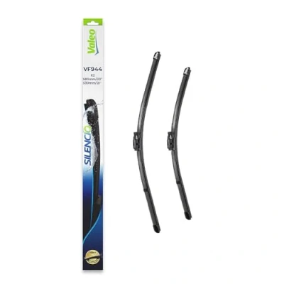 Image of VALEO Silencio Wiper VF944 Kit of High Performance, Superior Road Visibility, Easy Installation Original Flat Blades 580mm/530mm Front Set 2 577944