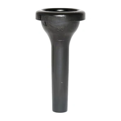Image of pInstruments PBone Black Plastic 5G Large Shank Trombone Mouthpiece (PBMPC5G)