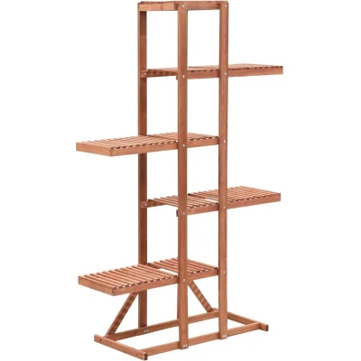Image of vidaXL Plant Stand Cedar Wood 86x36x139 cm
