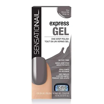 Image of SensatioNail Express Gel Polish You Drive Me Gray Zy, 10ml