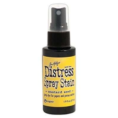 Image of Ranger Distress Spray Stain 1.9oz Mustard Seed, 3.42 x 11.43 cm
