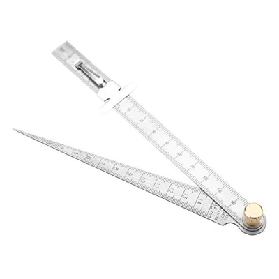 Image of Taper Gage High Precision Stainless Steel Wedge Feeler Hole Gauge Ruler Measuring Tool 1 15mm (1 15mm)