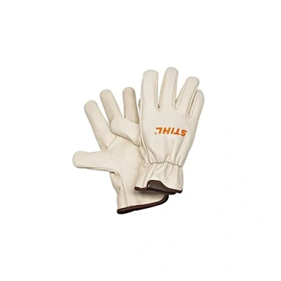 Image of Stihl Genuine 0000 884 1193 Medium Work Gloves Leather
