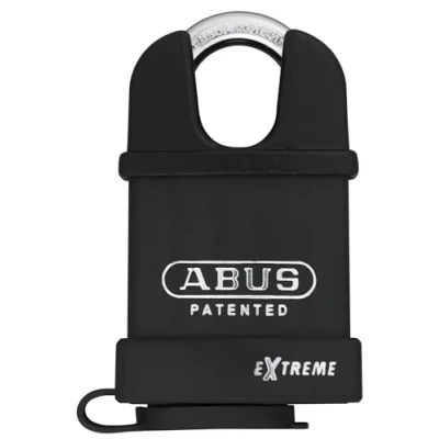 Image of ABUS padlock Extreme 83WPCS/53 weatherproof additional shackle protection hardened special steel security level 8 black