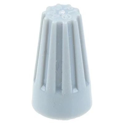 Image of 10 x 6.5mm Twist on Electrical Grey Wire Connector (Pack of 10)