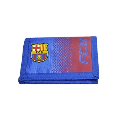 Image of FC Barcelona Official Fade Football Crest Wallet (One Size) (Blue/Red)