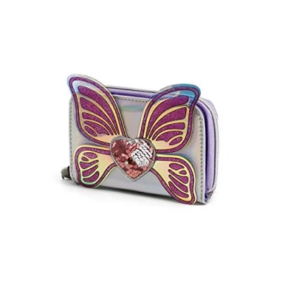 Image of Oh My Pop! Wings Wallet, Silver, 15.5 x 10 cm