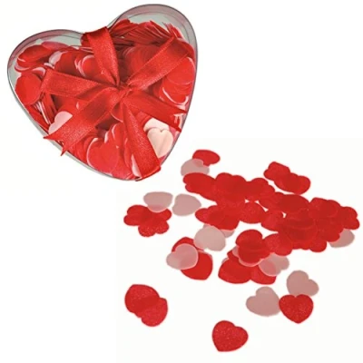 Image of Bath Confetti, Hearts, ca. 20 g in PVC Gift Box