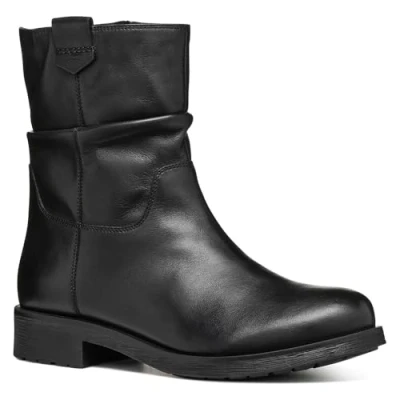 Image of Geox Women&#039;s D Rawelle A Ankle Boot, Black, 2 UK
