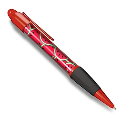 Image of Destination Vinyl ltd Beautiful and comfortable Red Ballpoint Pen (Black Ink) Watermelon Fruit Healthy Living #14765