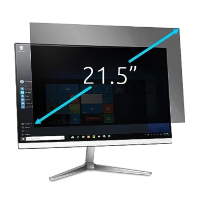 Image of Kensington Monitor Privacy Screen Filter, 2 Way Removable Protector for 21.5&quot; 16:9 Monitors, Anti Glare Coating, Reversible Cover with Blue Light Reduction to Prevent Eye Strain (‎628335)