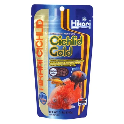 Image of Hikari 3.5 Ounce Sinking Cichlid Gold Pellets for Pets, Mini
