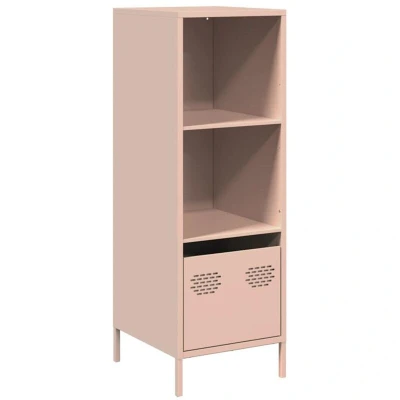 Image of vidaXL Highboard Pink 35x39x103.5 cm Steel
