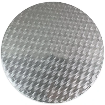 Image of PME CBR847 Round Cake Board 14 Inch / 35 cm, 11 mm Thick, Silver