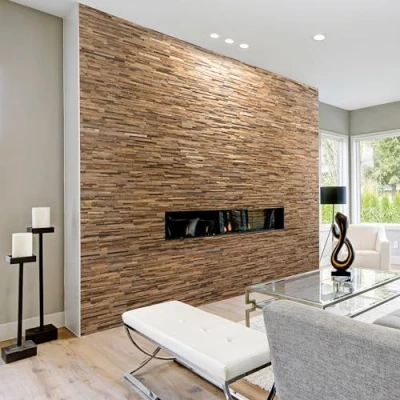 Image of Wall Cladding Made of Reclaimed Wood, 3D Look, Natural Vintage Wood Panels, Decoration, Wooden Cladding, Wall, Design by Model Incognito. (1 m2)