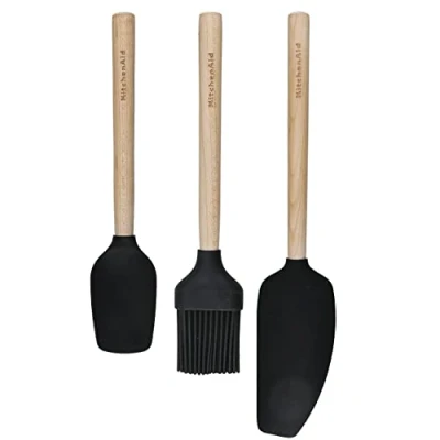 Image of KitchenAid 3 Piece Bamboo Baking Set