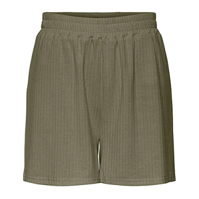 Image of PIECES Women&#039;s Pckylie Hw Shorts Noos, Deep Lichen Green, S