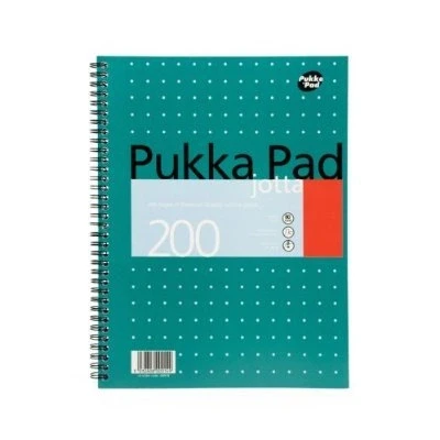Image of Pukka Pads 6 Pack of A4 Pad Metallic Jotta Notebook JM018 200 Pages Per