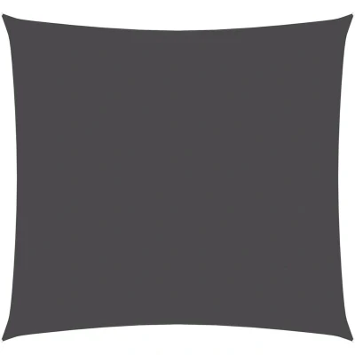 Image of vidaXL Sunshade Sail Oxford Fabric Square 3x3 m Anthracite