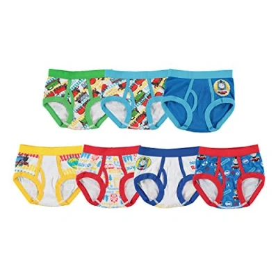 Image of Handcraft Little Boys&#039; Thomas Brief (Pack of Seven) Multi Colored 2 Years 3