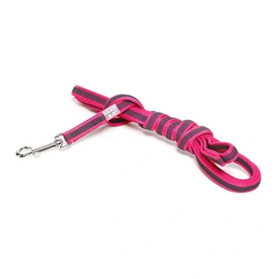 Image of Color &amp; Gray Super Grip Leash with Handle, 14 mm x 3 m, Pink
