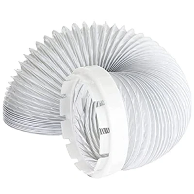 Image of SPARES2GO Vent Hose &amp; Adaptor Kit for Hotpoint Tumble Dryer (2 Metres, 4&#039;&#039; Fitting)